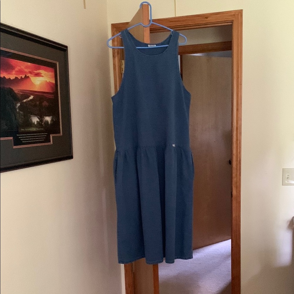 Cherokee Vintage denim midi jumper 1990s dress
